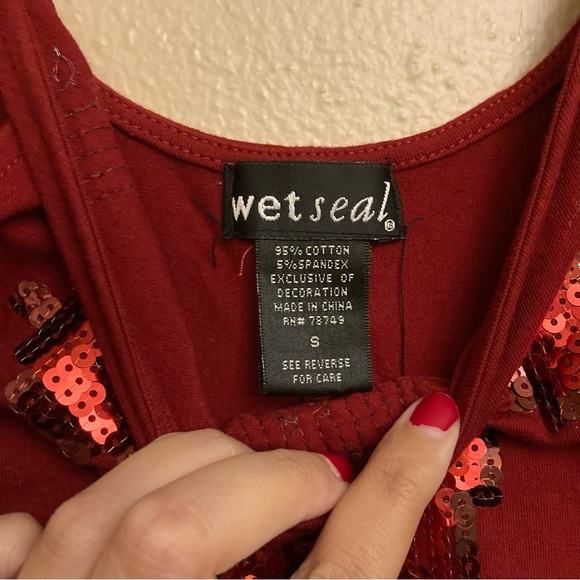 Red Sequin Dress - Picture 7 of 7